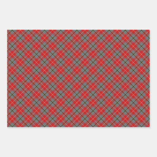 RED DOUGLAS Wrapping Paper Flat Sheet Set 3 Geschenkpapier Set (Vorderseite 2)