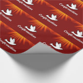 Red Dove Bestätigung Geschenkpapier (Ecke)