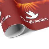 Red Dove Bestätigung Geschenkpapier (Rolleneckpunkt)
