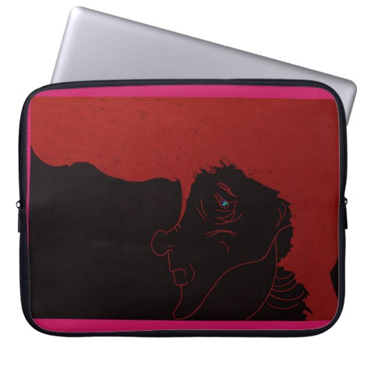 Red Dove Princess Laptop Sleeve (Vorderseite)