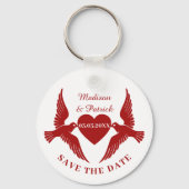 Red Doves Schlüsselanhänger (Vorderseite)