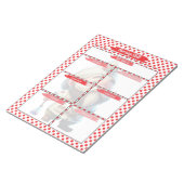 Red Dr Gnome Nursing Student Skills Template Notizblock (angewinkelt)