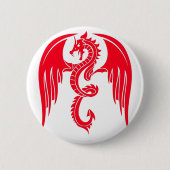 Red Dragaon Roter Drache Button (Vorderseite)