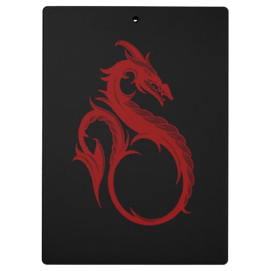 Red Dragon Apalala Clipboard Klemmbrett (Rückseite)