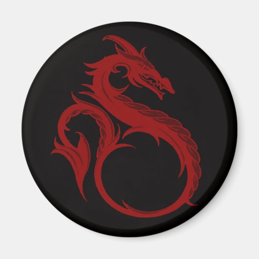 Red Dragon Apalala Magnet (Vorne)
