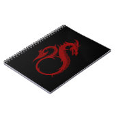 Red Dragon Apalala Spiral Notebook Notizblock (Linke Seite)