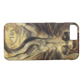 Red Dragon benutzerdefinierte Monogramm-Telefongeh Case-Mate iPhone Hülle (Rückseite (Horizontal))