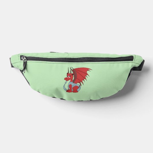 Red Dragon Cartoon  Bauchtasche (Ablage )