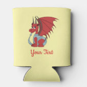 Red Dragon Cartoon Can Cooler Dosenkühler (Rückseite)