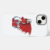 Red Dragon Cartoon Case-Mate iPhone Hülle (Rückseite (Horizontal))