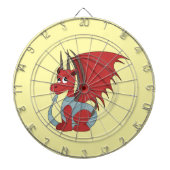 Red Dragon Cartoon Dartscheibe (vorne)