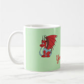 Red Dragon Cartoon Kaffee Tasse (Links)