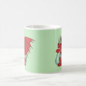Red Dragon Cartoon Kaffeetasse (Mittel)