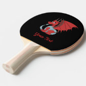 Red Dragon Cartoon Ping Pong Paddle Tischtennis Schläger (Vorderseite)