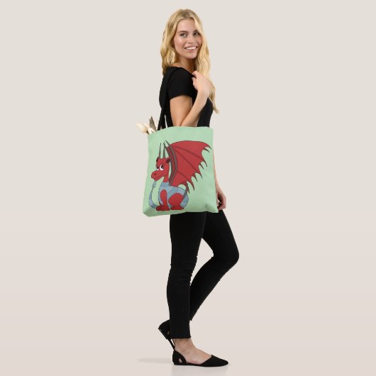 Red Dragon Cartoon Tasche (Am Model)