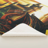 Red Dragon Castle Fantasy Sherpadecke (3/4)