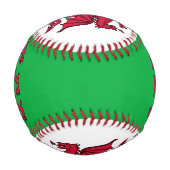 Red Dragon Celtic Flag Wales & Welsh Baseball (Rückseite)
