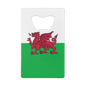 Red Dragon Celtic Flag Wales & Welsh Geldbeutel Flaschenöffner (Rückseite)