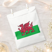 Red Dragon Celtic Flag Wales & Welsh Geschenktütchen (Ausgeschnitten)