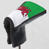 Red Dragon Celtic Flag Wales & Welsh Golf Headcover (3/4 Vorderseite)