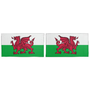 Red Dragon Celtic Flag Wales & Welsh Kissenbezug
