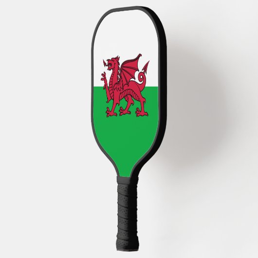 Red Dragon Celtic Flag Wales & Welsh Pickleball Schläger (Links)