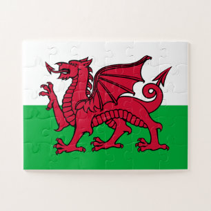 Red Dragon Celtic Flag Wales & Welsh Puzzle