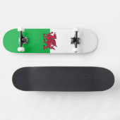 Red Dragon Celtic Flag Wales & Welsh Skateboard (Horizontal)