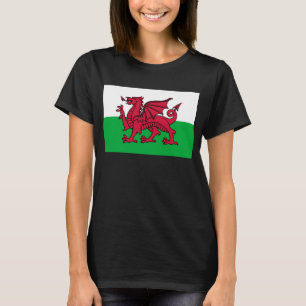 Red Dragon Celtic Flag Wales & Welsh T-Shirt