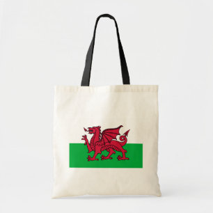 Red Dragon Celtic Flag Wales & Welsh Tragetasche