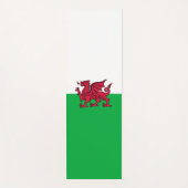 Red Dragon Celtic Flag Wales & Welsh Yogamatte (Vorderseite)