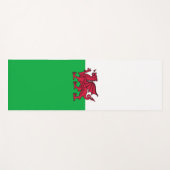 Red Dragon Celtic Flag Wales & Welsh Yogamatte (Vorderseite (Horizontal))