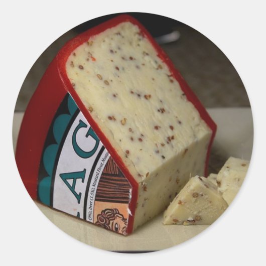Red Dragon Cheese Runder Aufkleber (Vorderseite)