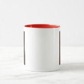 Red Dragon Christmas Wreath Tasse (Zentrum)