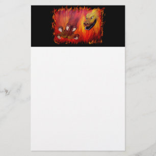Red Dragon Claw Briefpapier