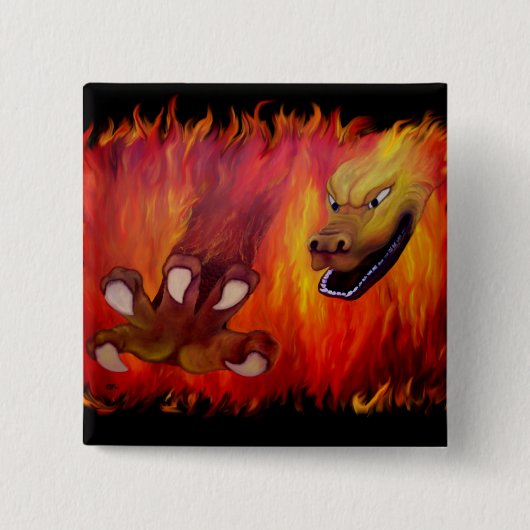 Red Dragon Claw Button (Vorderseite)
