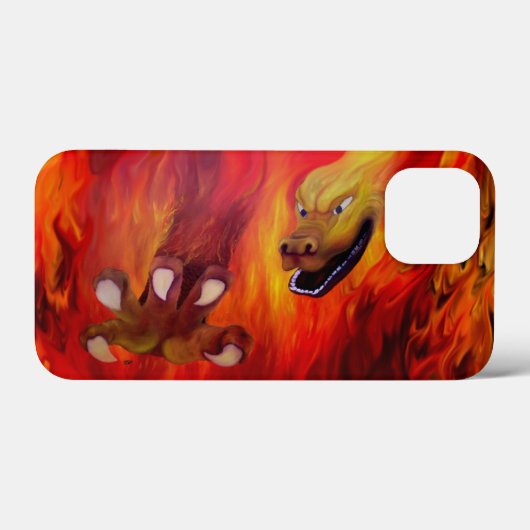 Red Dragon Claw Case-Mate iPhone Hülle (Rückseite (Horizontal))