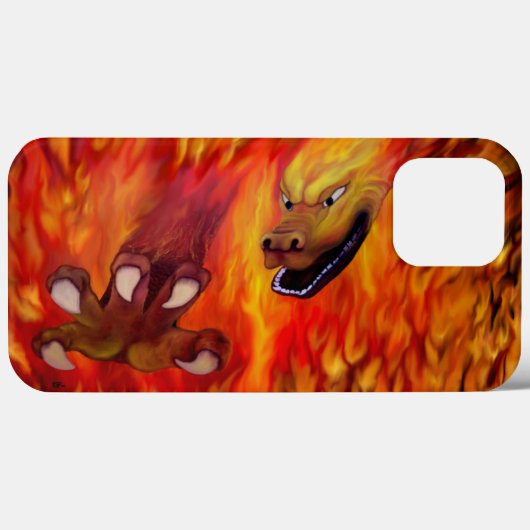 Red Dragon Claw Case-Mate iPhone Hülle (Rückseite (Horizontal))