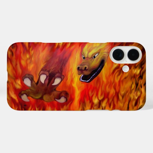 Red Dragon Claw Case-Mate iPhone Hülle (Rückseite (Horizontal))