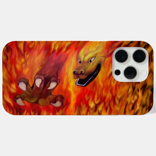 Red Dragon Claw Case-Mate iPhone Hülle (Rückseite (Horizontal))