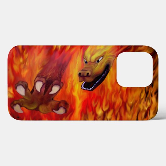 Red Dragon Claw Case-Mate iPhone Hülle (Rückseite (Horizontal))