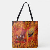 Red Dragon Claw Crossbody Bag Tasche (Vorderseite)