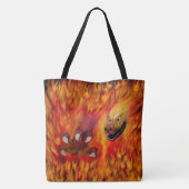 Red Dragon Claw Crossbody Bag Tasche (Rückseite)