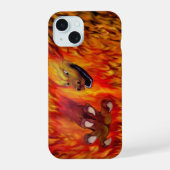 Red Dragon Claw iPhone 15 Hülle (Rückseite)