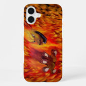 Red Dragon Claw iPhone Hülle (Rückseite)