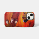 Red Dragon Claw iPhone Hülle (Rückseite (Horizontal))