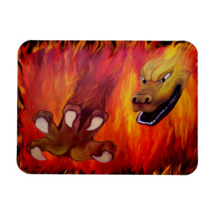 Red Dragon claw Magnet