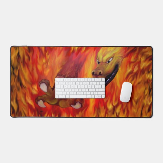 Red Dragon Claw Schreibtischunterlage (Tastatur & Maus)
