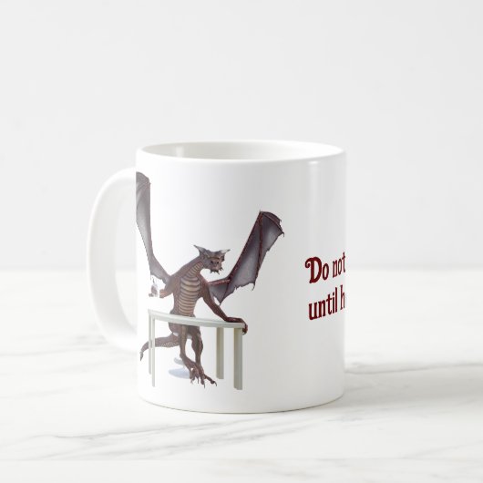 Red Dragon Coffee Tasse (Vorderseite Links)