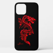 Red Dragon Custom iPhone Case-Mate iPhone Case (Rückseite)